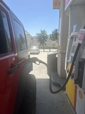 Filling up