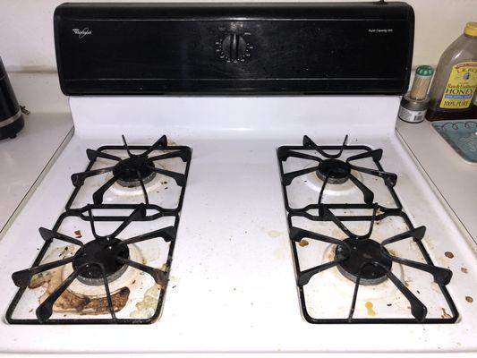 Stove cleaning