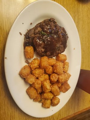 Meatloaf and tater tots