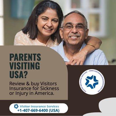 Best Visitor Insurance for Parents Visiting USA from India