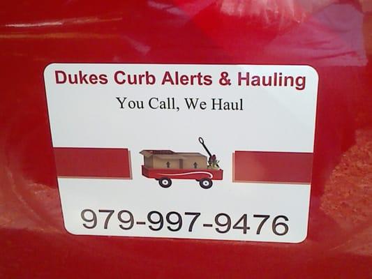 You call, We haul