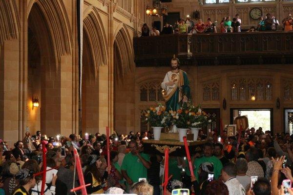 Procession for the Procession of St. Jude on his feast day (October 28th, or abouts)