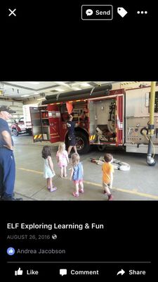 Field trip to the Chantilly fire station