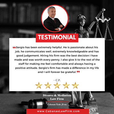 Thank you for the  review: 

Schedule a consultation today! Call 954-231-1312 or visit www.CabanasLawFirm.com