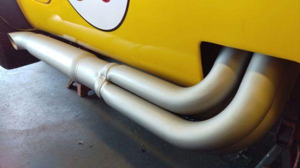 Exhaust after coating