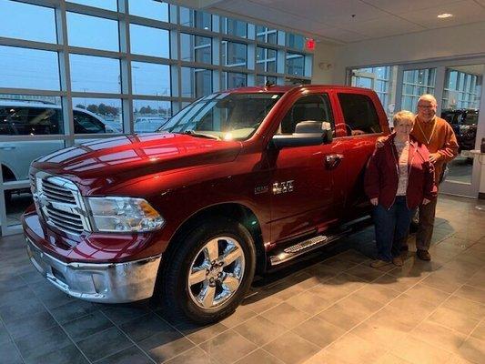 Our 2017 Dodge Ram purchased from Jerry Rambeau at Marion Toyota on 10/30/19