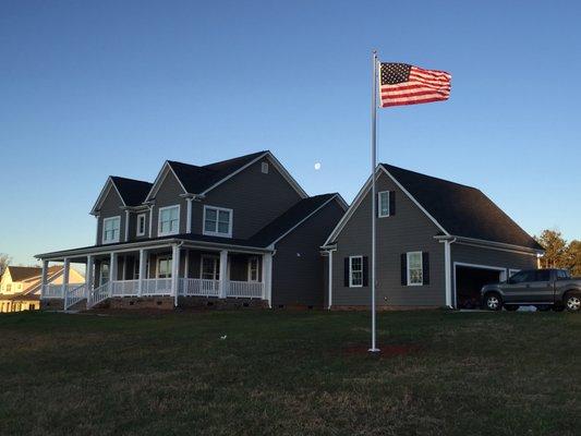 U.S. Flag and Flagpole install from Conder Flag!