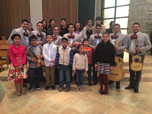 After Mass with Mariachi