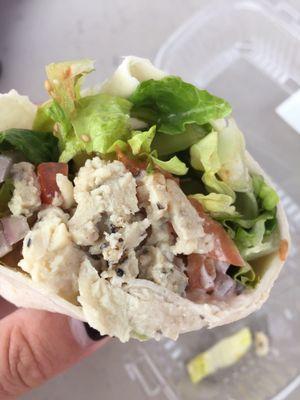 Chicken Cesar wrap