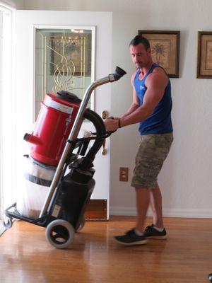 Russ...restored our wood floors.