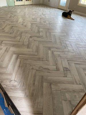 Pet approved flooring!!