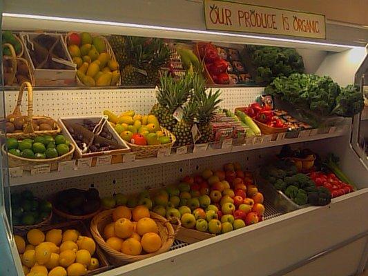 All organic produce at Beneficial Foods!