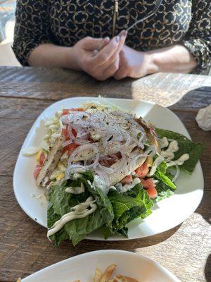 Wedge salad w/ chicken