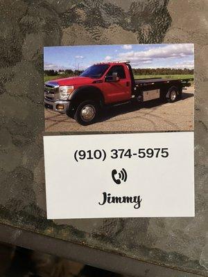 Call jimmy's towing