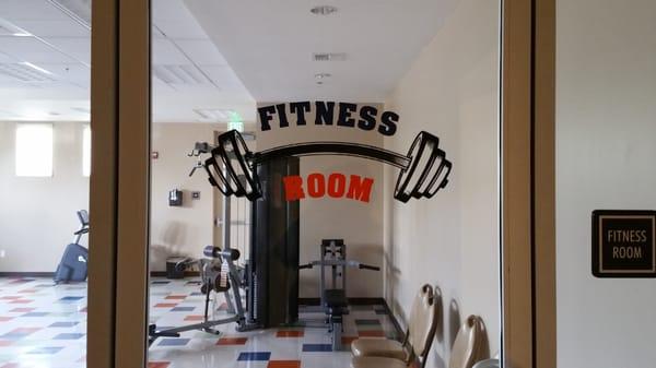 New Fitness room  Hours Monday - Friday 8 a.m. - 1 p.m.