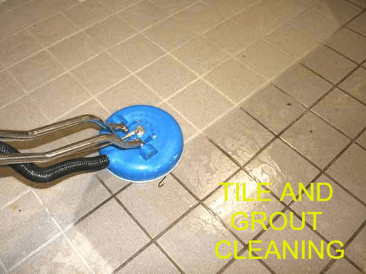 Tile and grout pressure cleaning