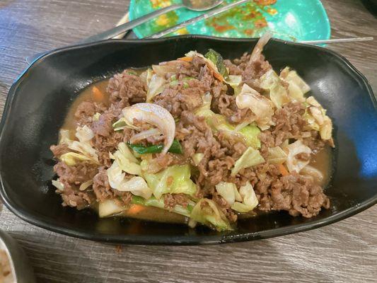 Beef bulgogi