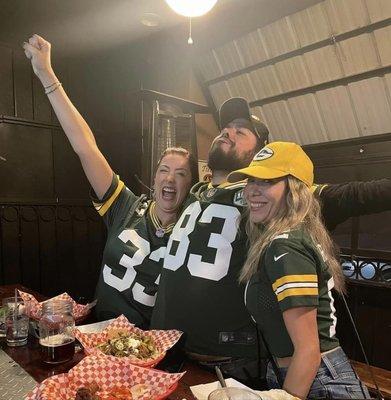 Game night in the Packers bar 3rd Hole!!!