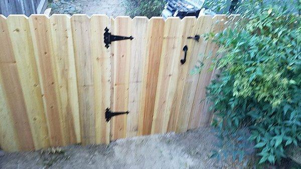 A short 4ft fence I built.