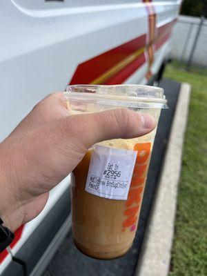 Pumpkin Cream Cold Brew from Dunkin'