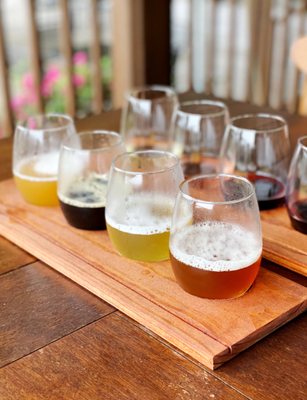 Beer and wine flights of your choice!