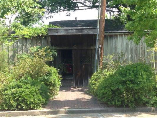 This is the entrance to the restaurant which is kind a hidden