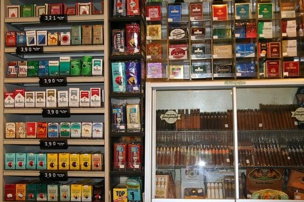 Tobaccos, we are licensed to dispense them.