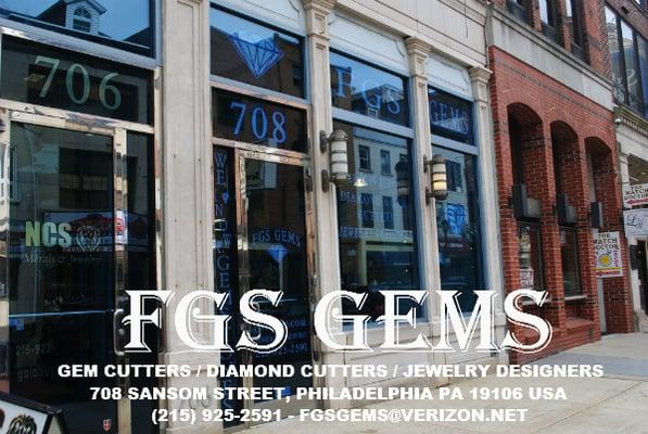 It's "a Gem Show everyday" at 708 Sansom Street.