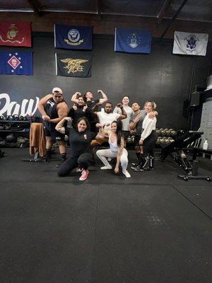 Just some of the folks I have created awesome friendships with because of this gym!