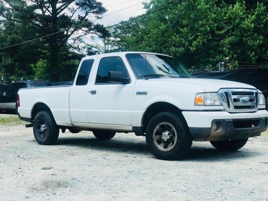 We bought this 2008 Ford Ranger for cash.