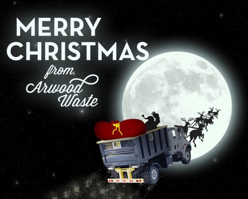 Merry Christmas from all us at Arwood Waste! #ArwoodJunk