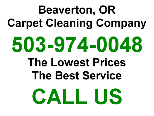 Beaverton Carpet Cleaning Services