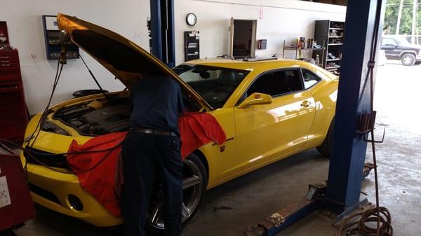 Air condition repair on a 2011 camaro