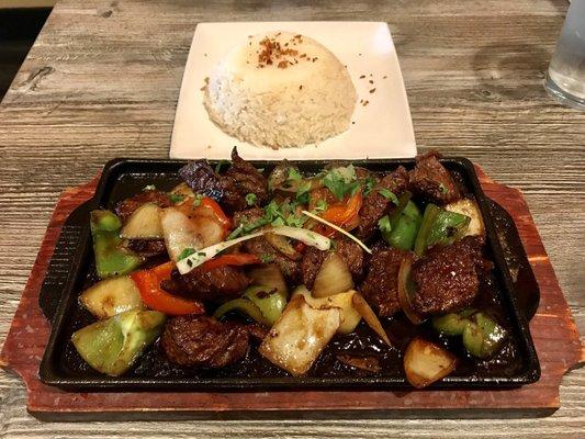 Shaking Beef Filet Mignon with Jasmine Rice