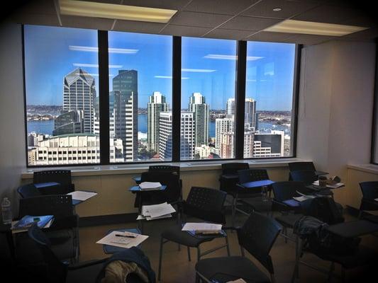 View of San Diego harbor from classroom #1