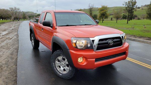 2005 Tacoma repainted by Maaco Fairfield in 2024.