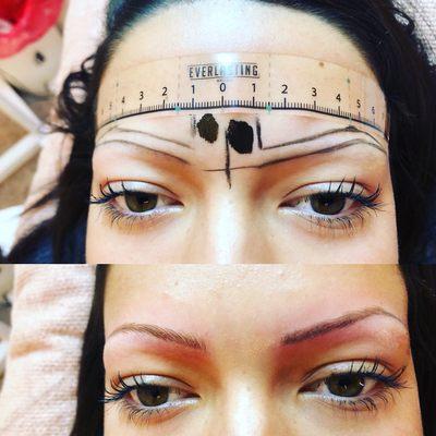 Microblading -- NO brows too WOW brows!