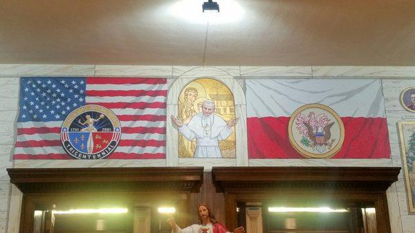 Polish and detroit flags true detroit parish!