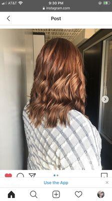 Pumpkin spice hair color by Dreama