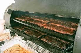 Rib Racks On The Smoker