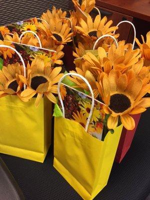 The change of season brings cooler temps and gift bags for care recipients ...