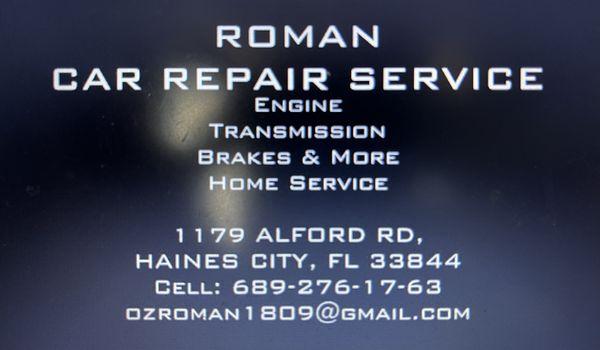 Roman car repair service