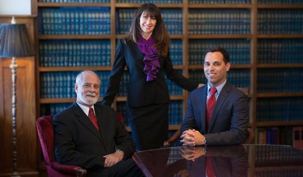 Attorneys of OxtonStaabGans - (From left to right) Charles Oxton, Georgia L. Staab, Eric Gans