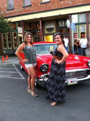 Last thursday cruise night in dub town in front of palms