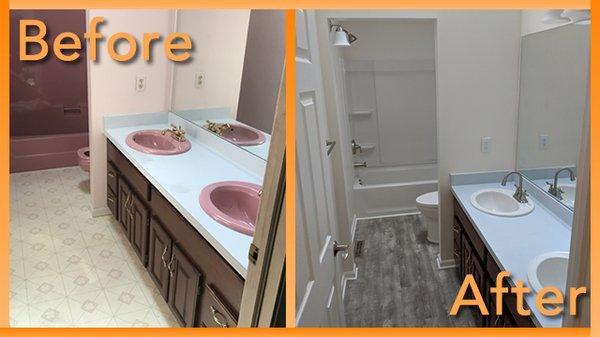 Bathroom Remodel for client