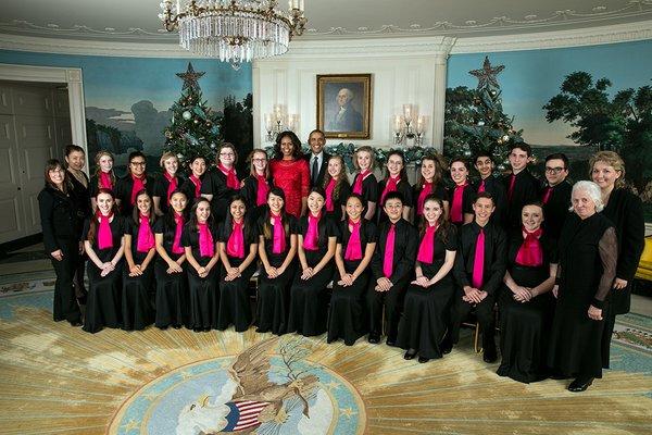 Our Choir sang for President Obama and First Lady - Official White House Photo by Lawrence Jackson