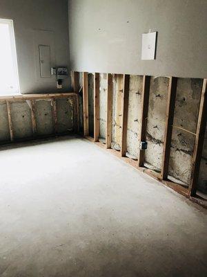 Need to restore your walls or floor after a water loss? Give us a call today. We can help.