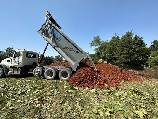 "We Move the Earth for You" Mack Dumptruck