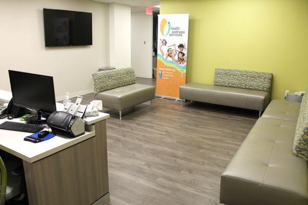 Dental services waiting room