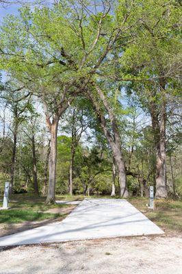 One of the waterfront RV sites.